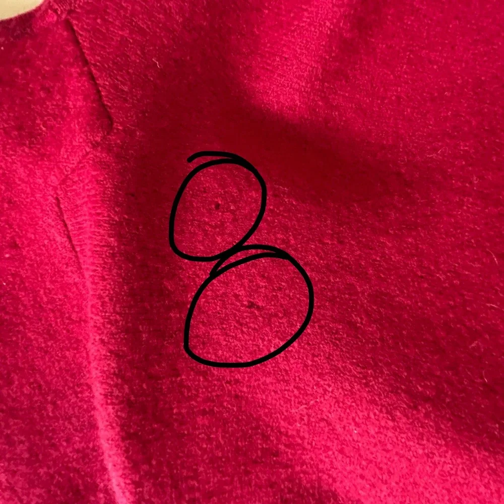 100%wool sweater with embroidery and beading on front (CRAFT) Damage back
